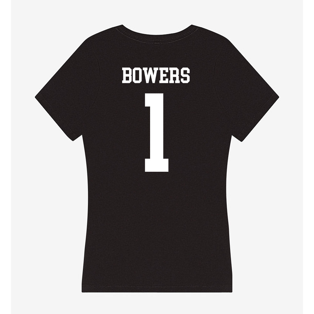 OKBU - NCAA Football : Pate Bowers - Women's V-Neck T-Shirt-1