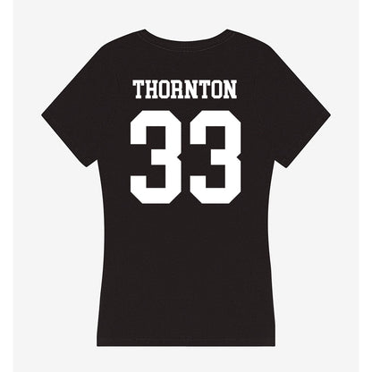 OKBU - NCAA Football : Haydn Thornton - Women's V-Neck T-Shirt-1