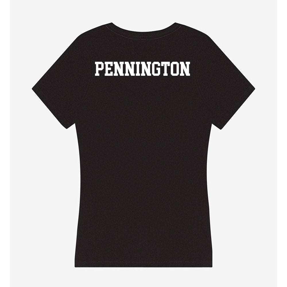 OKBU - NCAA Stunt : Macy Pennington - Women's V-Neck T-Shirt-1