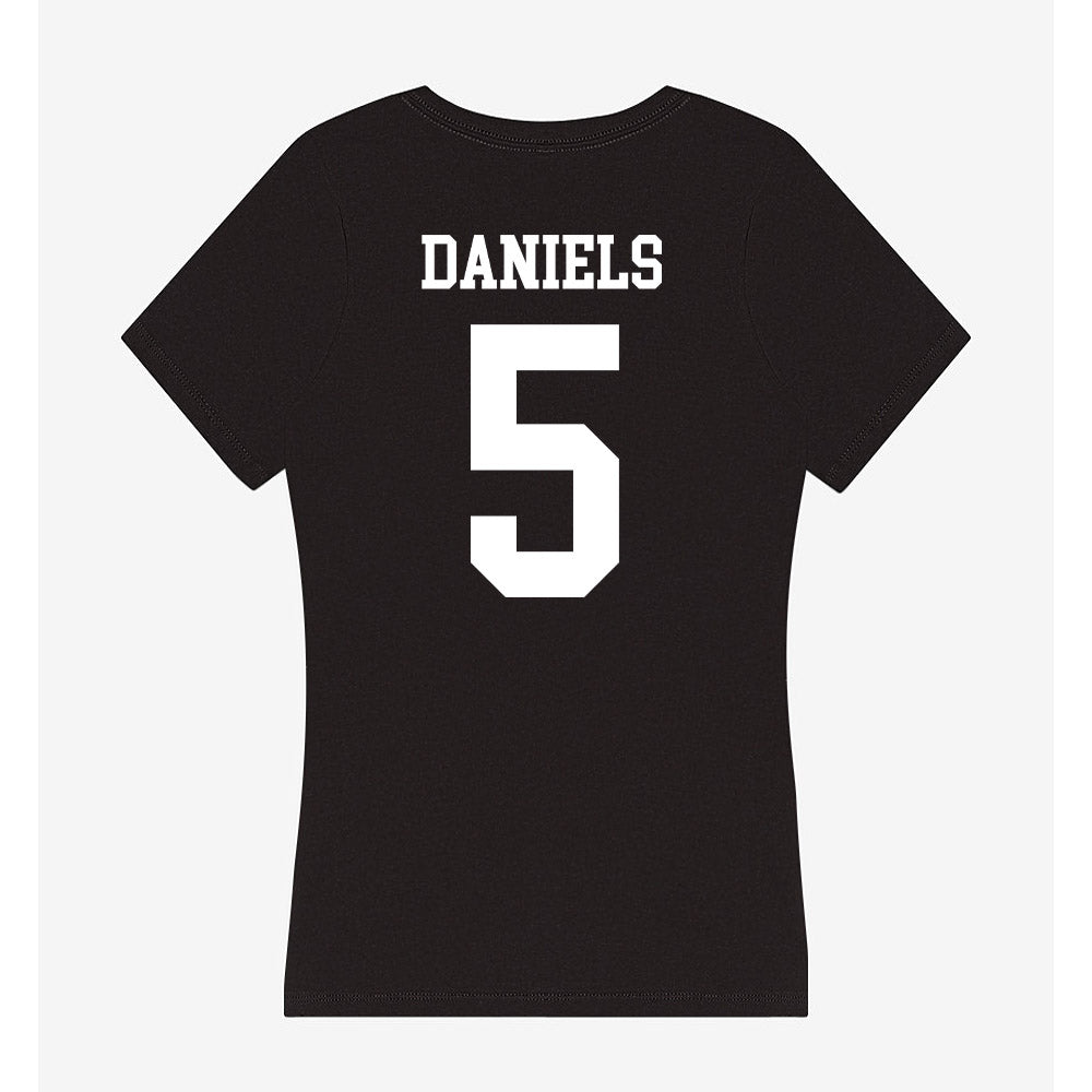 OKBU - NCAA Football : Devan Daniels - Women's V-Neck T-Shirt-1