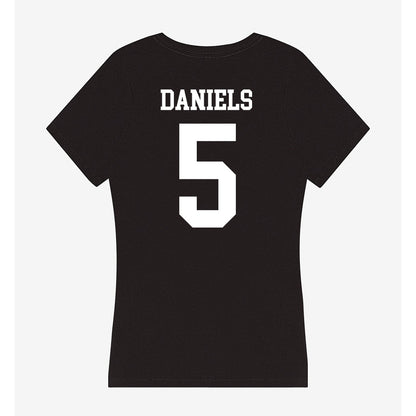 OKBU - NCAA Football : Devan Daniels - Women's V-Neck T-Shirt-1