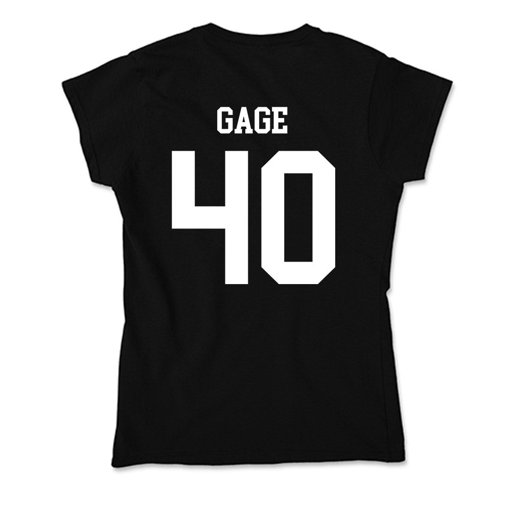OKBU - NCAA Football : Trevor Gage - Soft Style Women’s T-Shirt-1