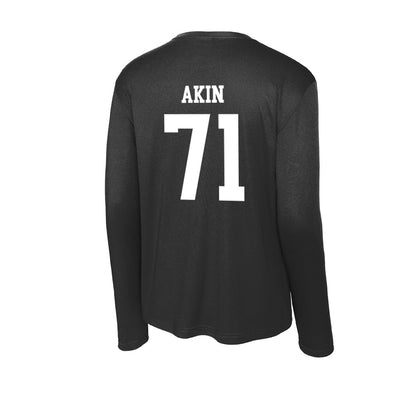 OKBU - NCAA Football : Owen Akin - Activewear Long Sleeve T-Shirt-1