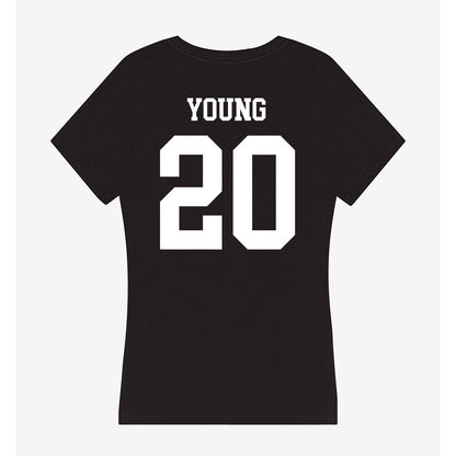 OKBU - NCAA Football : Xzavier Young - Women's V-Neck T-Shirt-1
