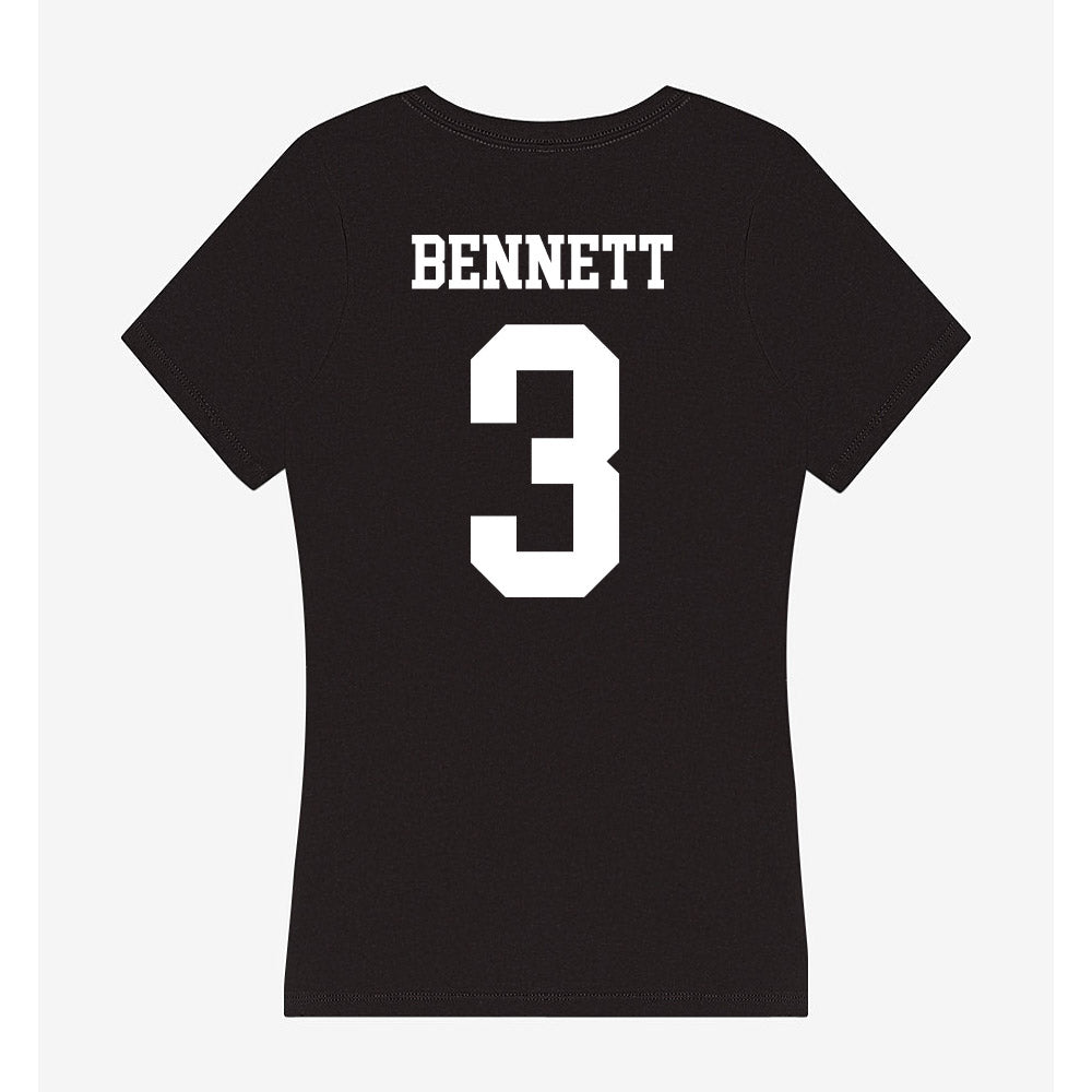 OKBU - NCAA Football : Mason Bennett - Women's V-Neck T-Shirt-1
