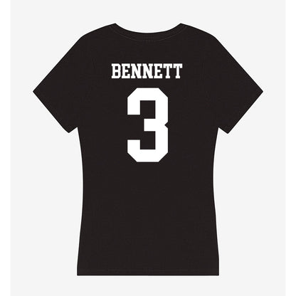 OKBU - NCAA Football : Mason Bennett - Women's V-Neck T-Shirt-1