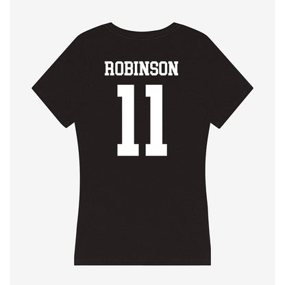 OKBU - NCAA Football : Beckham Robinson - Women's V-Neck T-Shirt-1