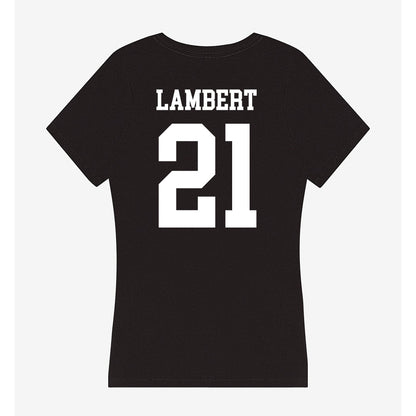 OKBU - NCAA Football : Edric Lambert - Women's V-Neck T-Shirt-1