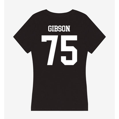 OKBU - NCAA Football : Brennan Gibson - Women's V-Neck T-Shirt-1
