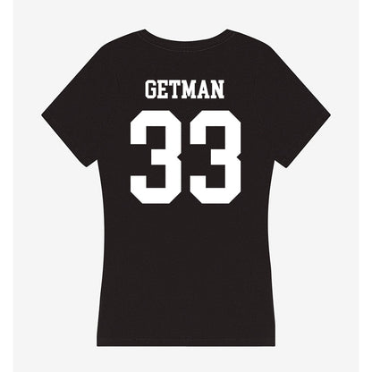OKBU - NCAA Women's Basketball : Jaedyn Getman - Women's V-Neck T-Shirt-1