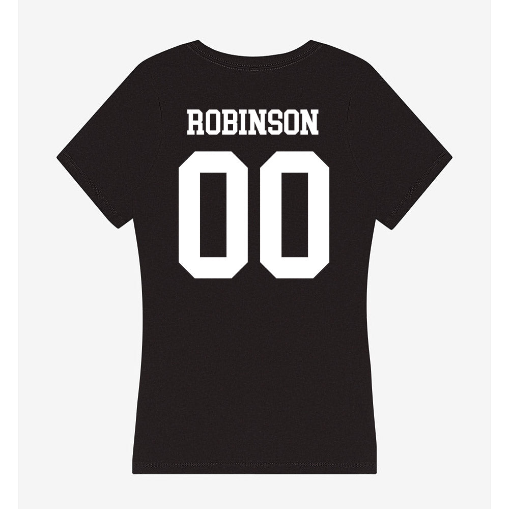 OKBU - NCAA Football : Beckham Robinson - Women's V-Neck T-Shirt-1