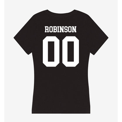 OKBU - NCAA Football : Beckham Robinson - Women's V-Neck T-Shirt-1