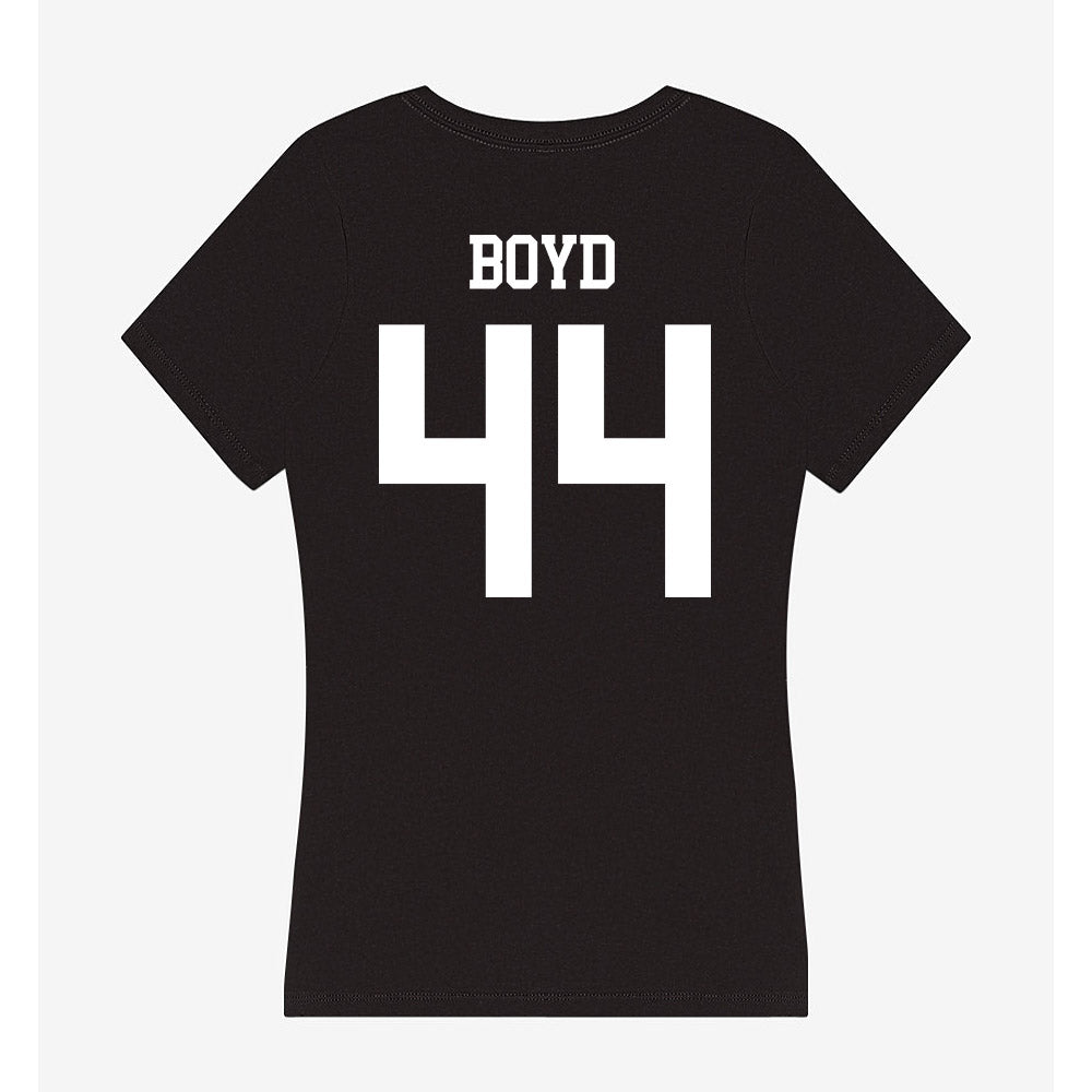 OKBU - NCAA Football : Maddux Boyd - Women's V-Neck T-Shirt-1