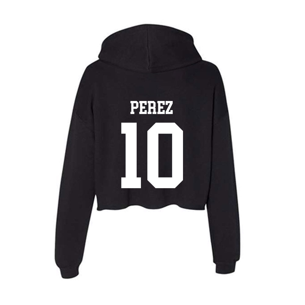 OKBU - NCAA Women's Soccer : Annelis Perez - Women's Crop Fleece Hooded Sweatshirt-1