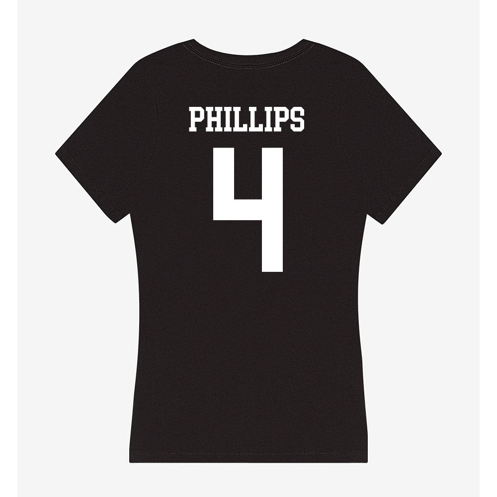 OKBU - NCAA Women's Soccer : Ryann Phillips - Women's V-Neck T-Shirt-1