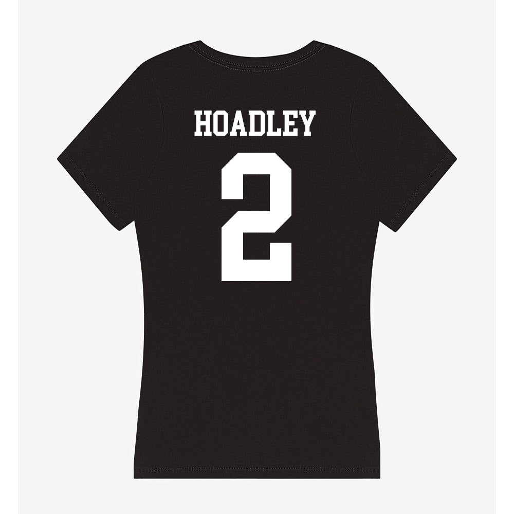 OKBU - NCAA Women's Basketball : Reese Hoadley - Women's V-Neck T-Shirt-1