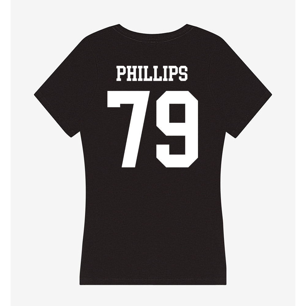 OKBU - NCAA Football : Brady Phillips - Women's V-Neck T-Shirt-1