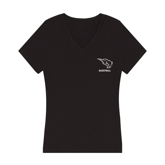 OKBU - NCAA Men's Basketball : Dalen Fuller - Women's V-Neck T-Shirt-0