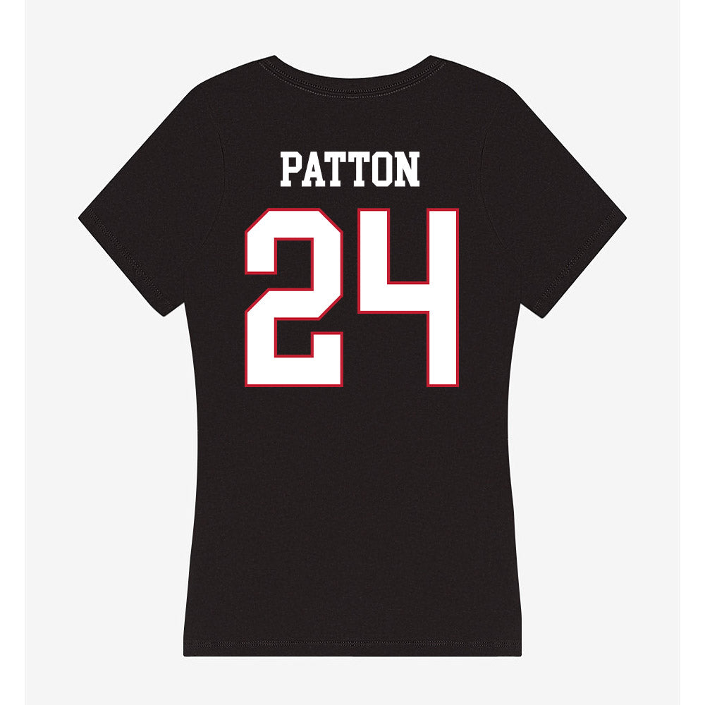 Miami of Ohio - NCAA Softball : Madie Patton - Women's V-Neck T-Shirt-1