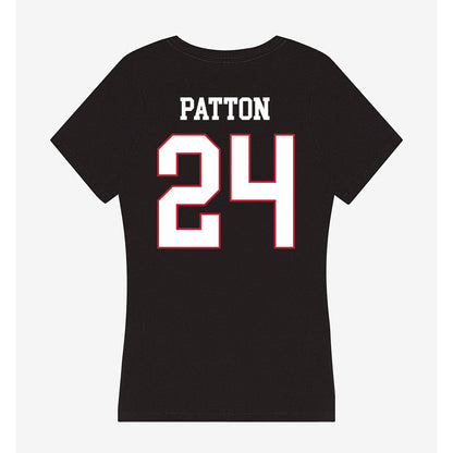 Miami of Ohio - NCAA Softball : Madie Patton - Women's V-Neck T-Shirt-1