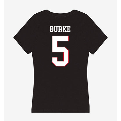 Miami of Ohio - NCAA Baseball : Clayton Burke - Women's V-Neck T-Shirt-1