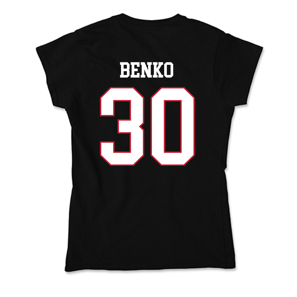 Miami of Ohio - NCAA Baseball : Troy Benko - Soft Style Women’s T-Shirt-1