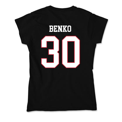 Miami of Ohio - NCAA Baseball : Troy Benko - Soft Style Women’s T-Shirt-1