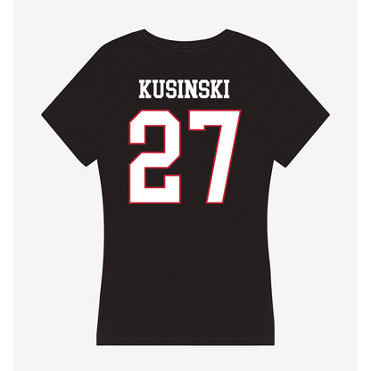 Miami of Ohio - NCAA Women's Soccer : Amelia Kusinski - Women's V-Neck T-Shirt-1