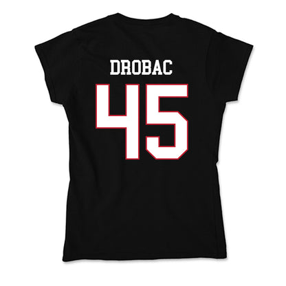 Miami of Ohio - NCAA Men's Ice Hockey : Matteo Drobac - Soft Style Women’s T-Shirt-1