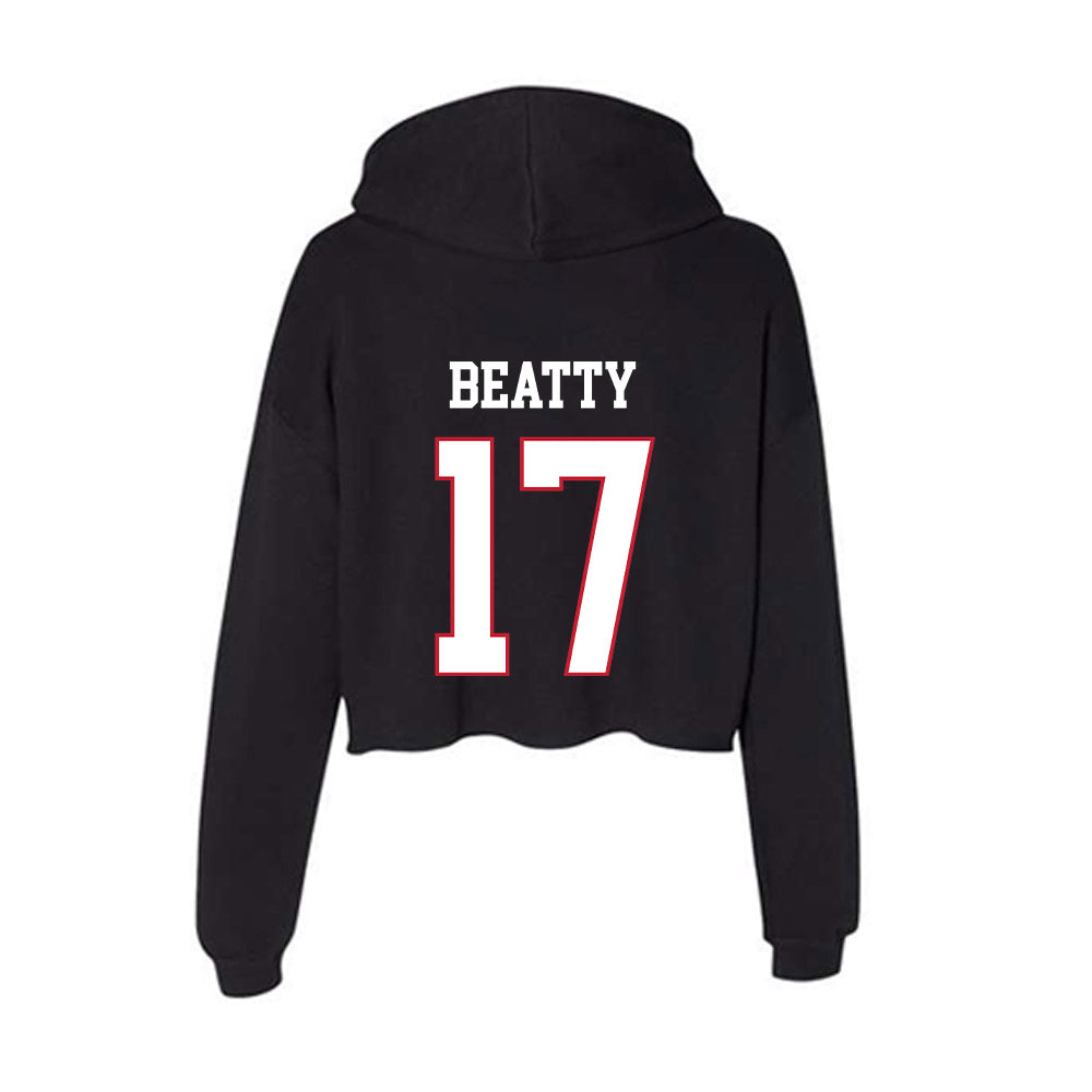 Miami of Ohio - NCAA Softball : Campbell Beatty - Women's Crop Fleece Hoodie-1