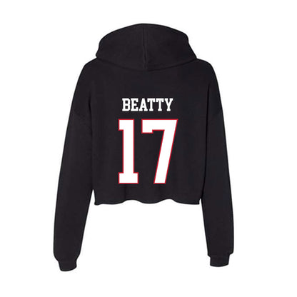 Miami of Ohio - NCAA Softball : Campbell Beatty - Women's Crop Fleece Hoodie-1