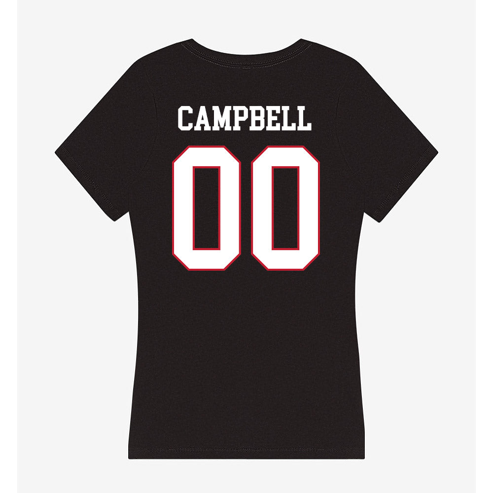 Miami of Ohio - NCAA Softball : Mckenna Campbell - Women's V-Neck T-Shirt-1