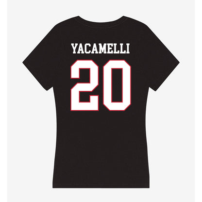 Miami of Ohio - NCAA Football : Cade Yacamelli - Women's V-Neck T-Shirt-1