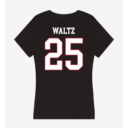 Miami of Ohio - NCAA Men's Basketball : Kyle Waltz - Women's V-Neck T-Shirt-1