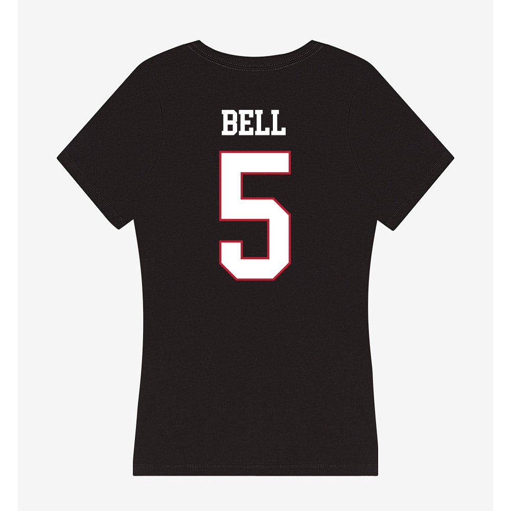 Miami of Ohio - NCAA Football : Devin Bell - Women's V-Neck T-Shirt-1