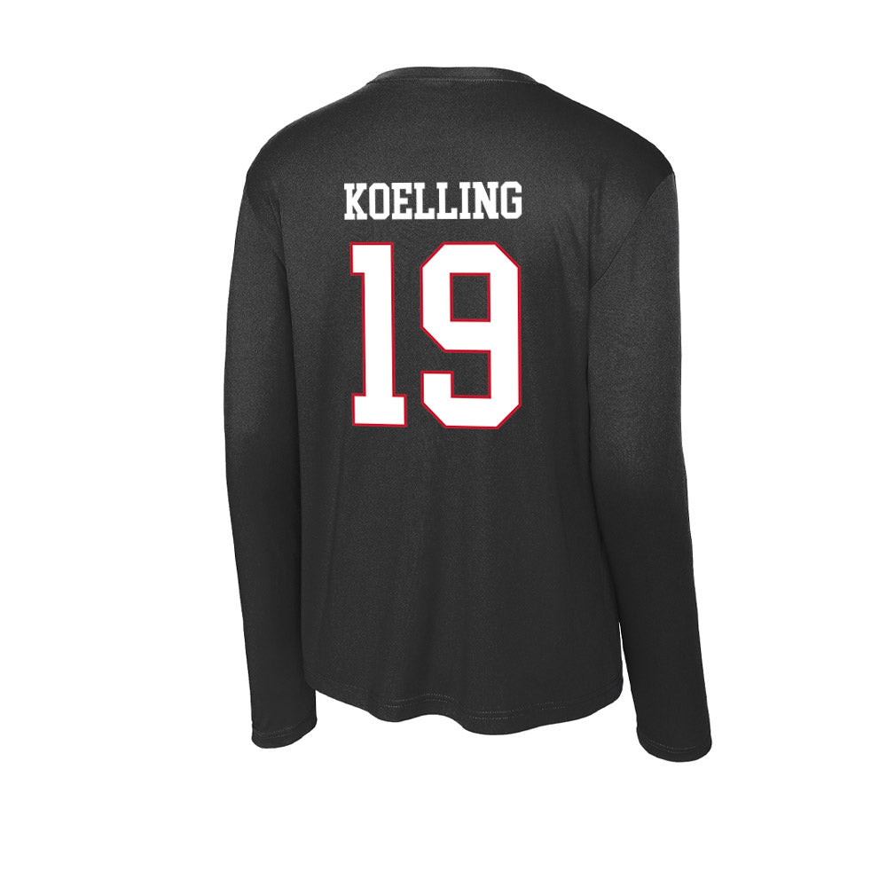 Miami of Ohio - NCAA Baseball : Alex Koelling - Activewear Long Sleeve T-Shirt-1