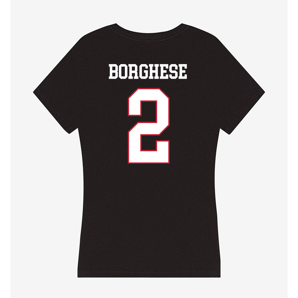 Miami of Ohio - NCAA Women's Field Hockey : Sophia Borghese - Women's V-Neck T-Shirt-1