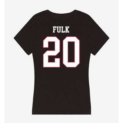 Miami of Ohio - NCAA Baseball : Landon Fulk - Women's V-Neck T-Shirt-1