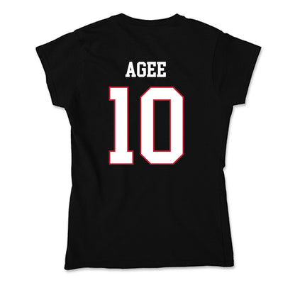 Miami of Ohio - NCAA Football : Jermaine Agee - Soft Style Women’s T-Shirt-1