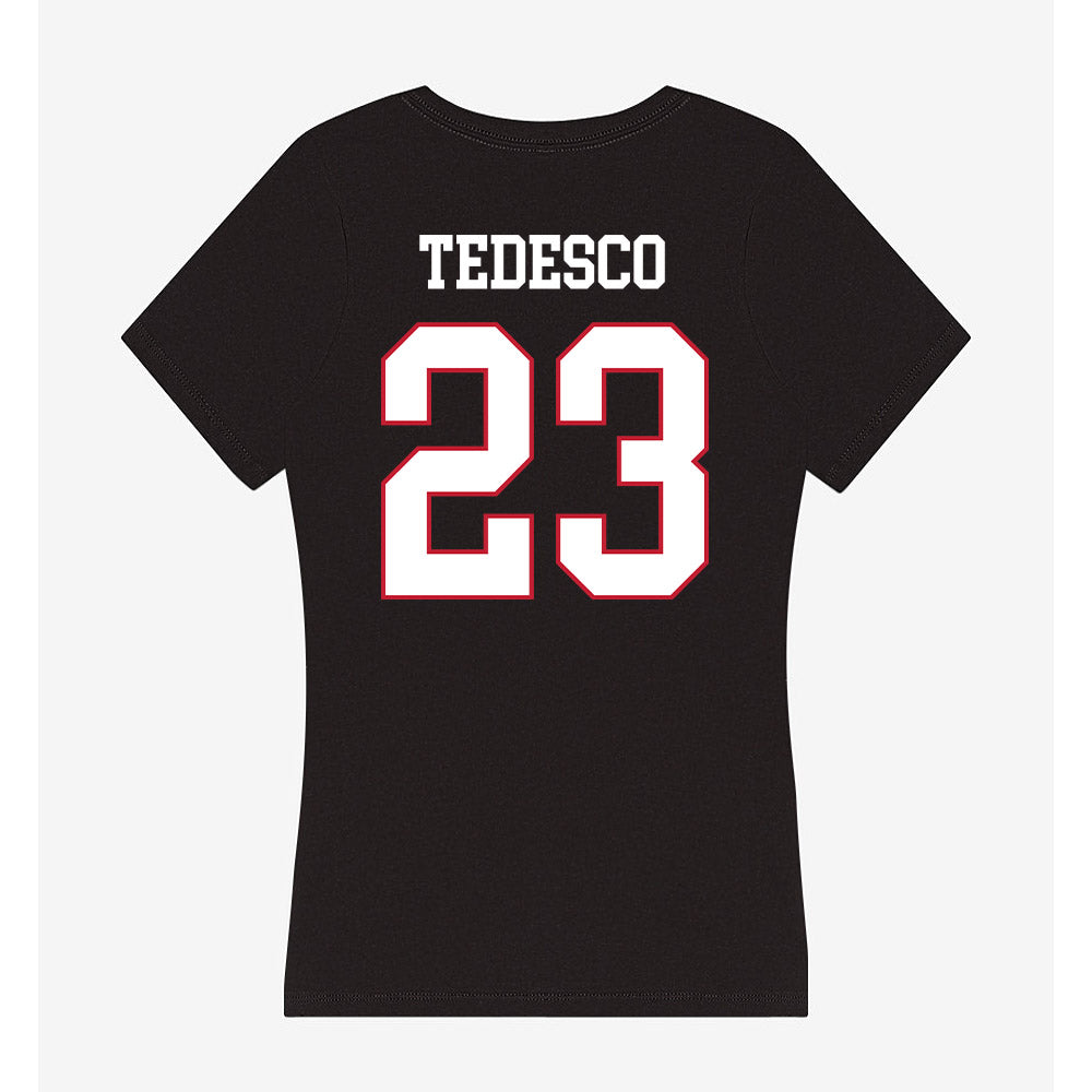 Miami of Ohio - NCAA Baseball : Jake Tedesco - Women's V-Neck T-Shirt-1