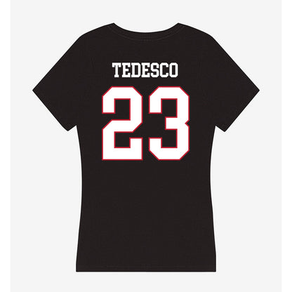 Miami of Ohio - NCAA Baseball : Jake Tedesco - Women's V-Neck T-Shirt-1
