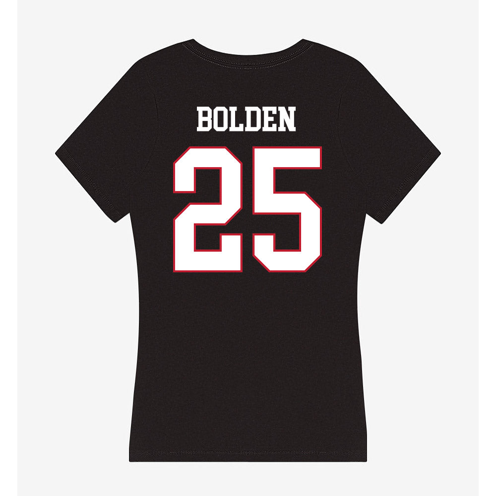 Miami of Ohio - NCAA Football : Mitchell Bolden - Women's V-Neck T-Shirt-1