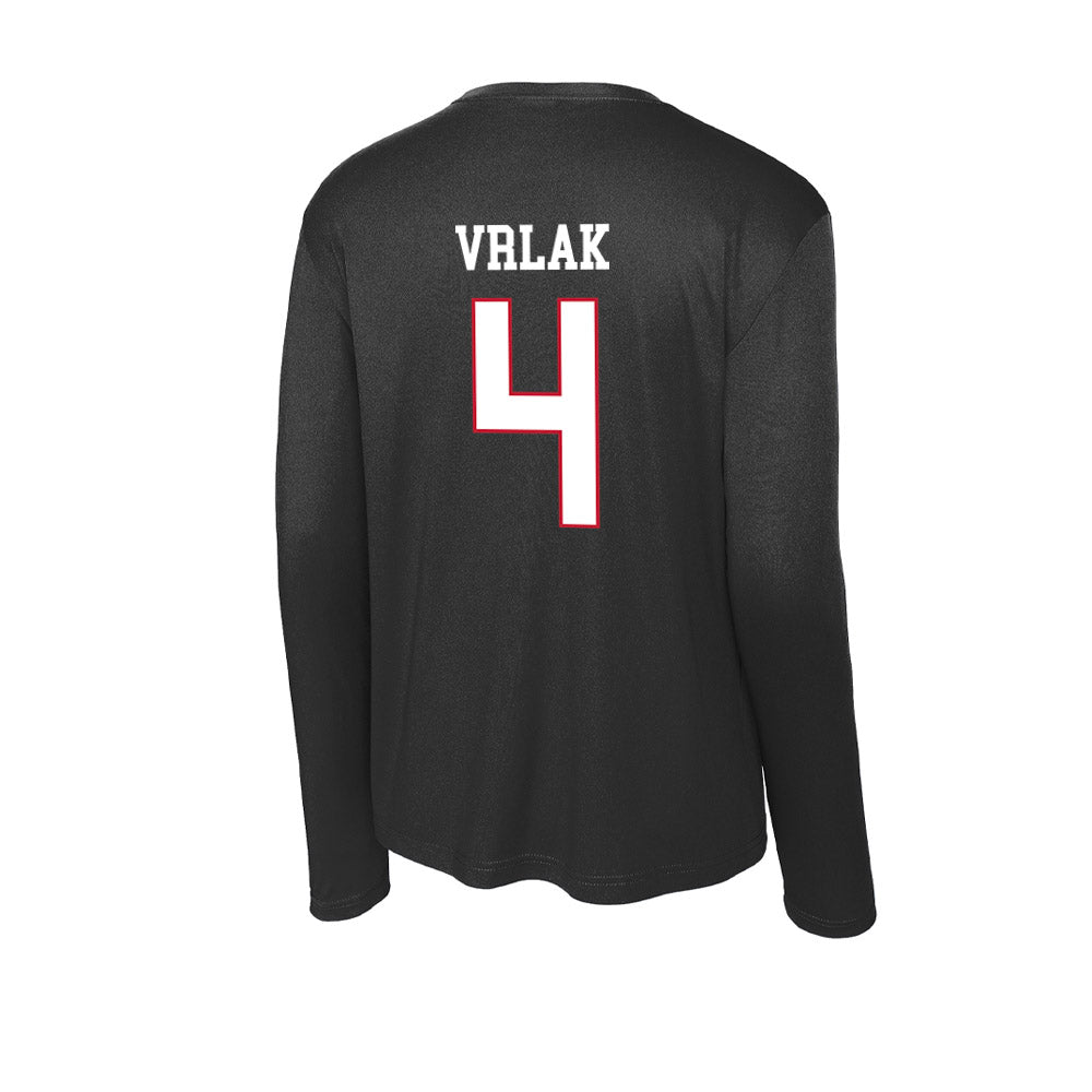 Miami of Ohio - NCAA Baseball : Jake Vrlak - Activewear Long Sleeve T-Shirt-1