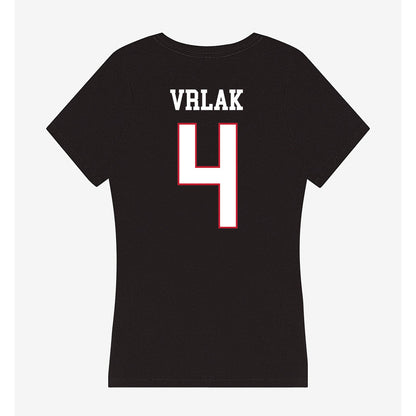 Miami of Ohio - NCAA Baseball : Jake Vrlak - Women's V-Neck T-Shirt-1