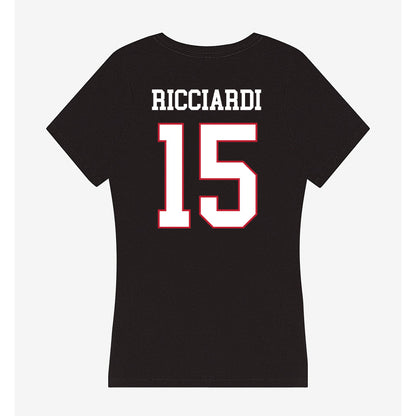 Miami of Ohio - NCAA Softball : Angelina Ricciardi - Women's V-Neck T-Shirt-1