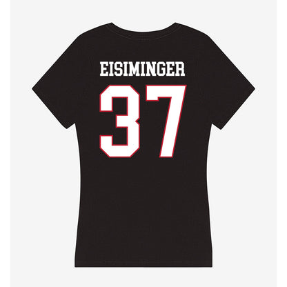 Miami of Ohio - NCAA Baseball : Jared Eisiminger - Women's V-Neck T-Shirt-1