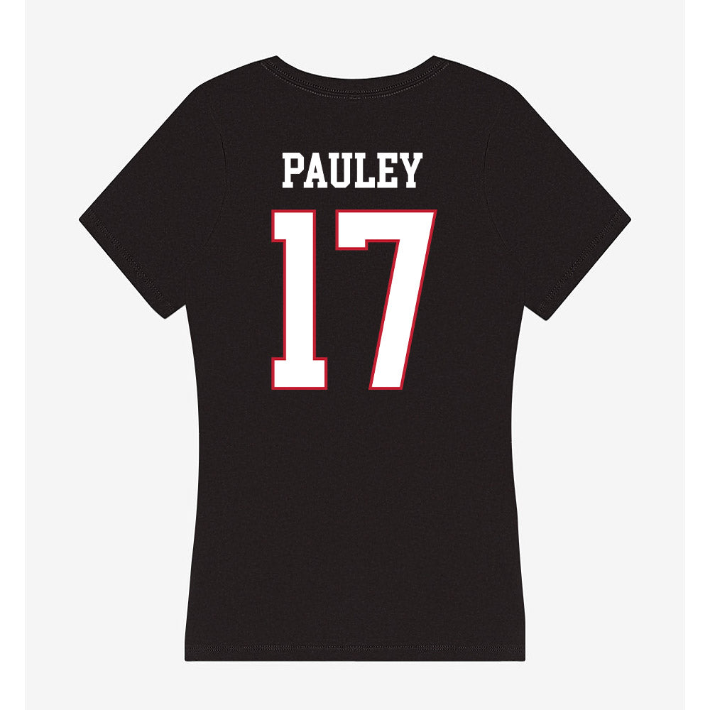 Miami of Ohio - NCAA Baseball : Cole Pauley - Women's V-Neck T-Shirt-1