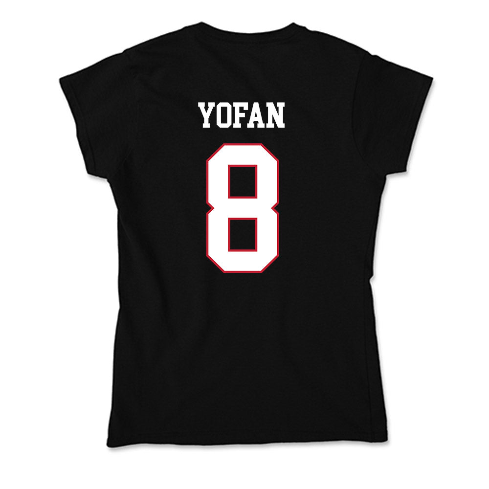 Miami of Ohio - NCAA Men's Basketball : Eli Yofan - Soft Style Women’s T-Shirt-1