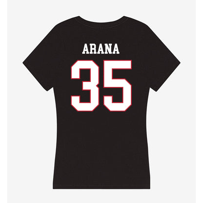 Miami of Ohio - NCAA Softball : Liliana Arana - Women's V-Neck T-Shirt-1