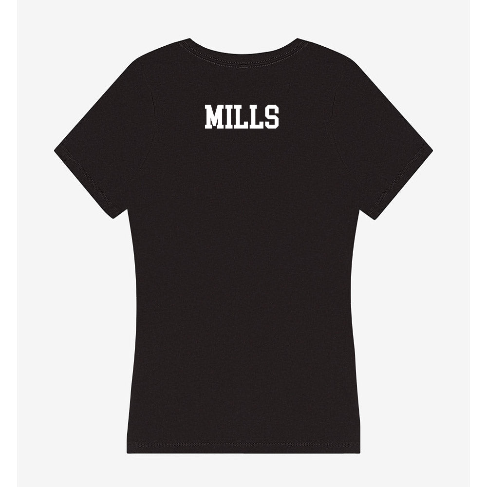 Miami of Ohio - NCAA Men's Track & Field : Julian Mills - Classic Shersey Women's V-Neck T-Shirt-1